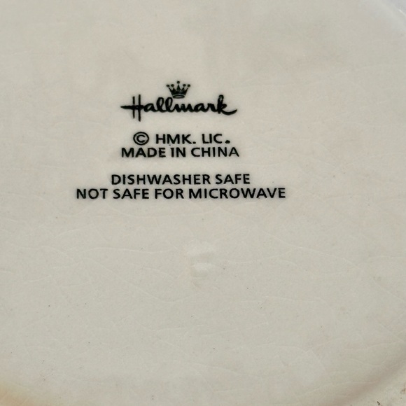 🎄🌟2xHP🌟VTG 1990s Hallmark Christmas Mittens & Snowflakes Ceramic Treat Jar - Picture 7 of 7